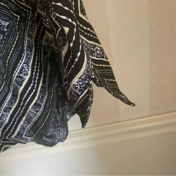 Free People Black and White High Neck Tunic Size Small - Picture 4 of 9